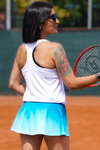 Falda Igga Celeste Blanco