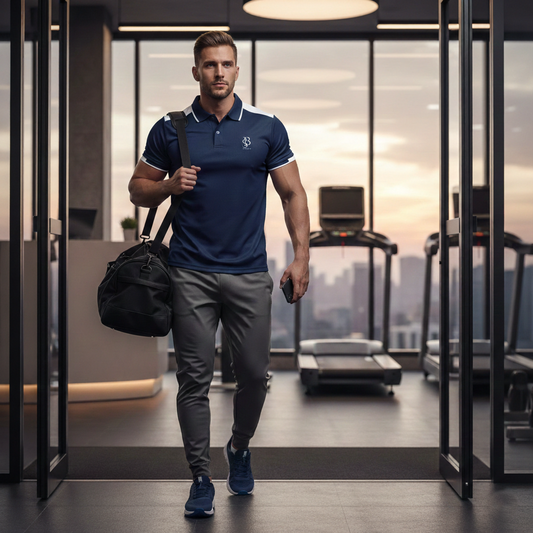 Polera Pique Torino Azul