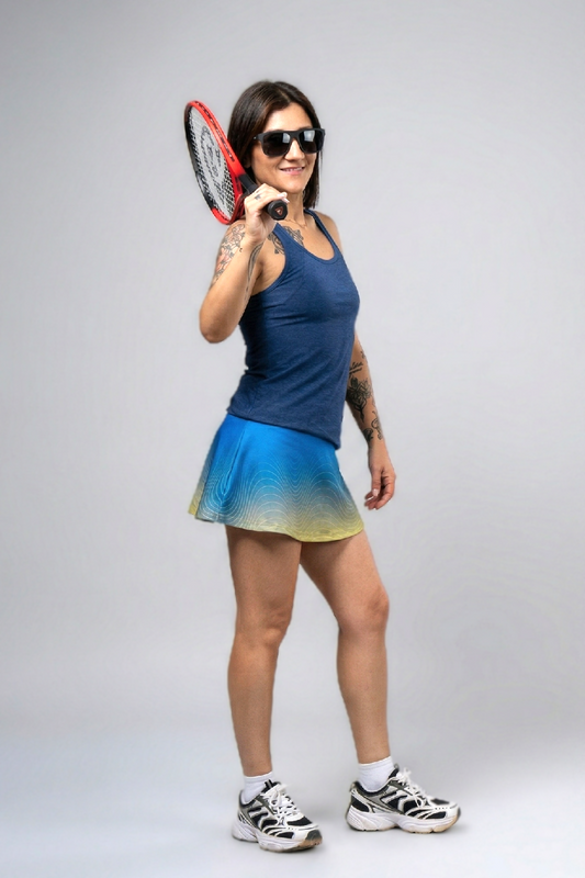 Falda Igga Azul Amarillo